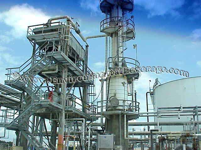 petrochemical plant tank remediation